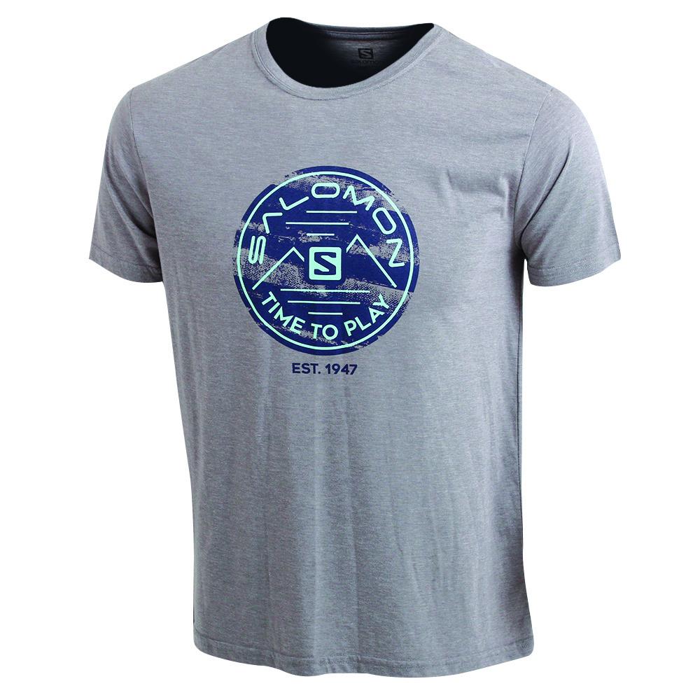 Camisetas Salomon Hombre Gris - Salomon Argentina FIRE FLY SS M,513687-JHZ